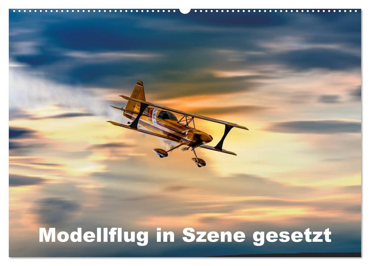 Cover: 9783435774272 | Modellflug in Szene gesetzt (Wandkalender 2025 DIN A2 quer),...