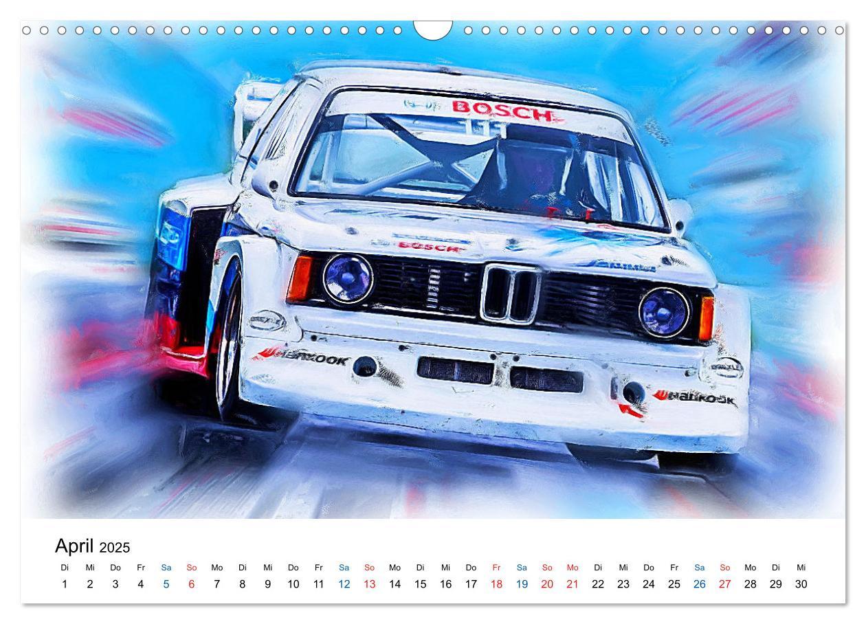 Bild: 9783435219261 | Tourenwagen von gestern (Wandkalender 2025 DIN A3 quer), CALVENDO...