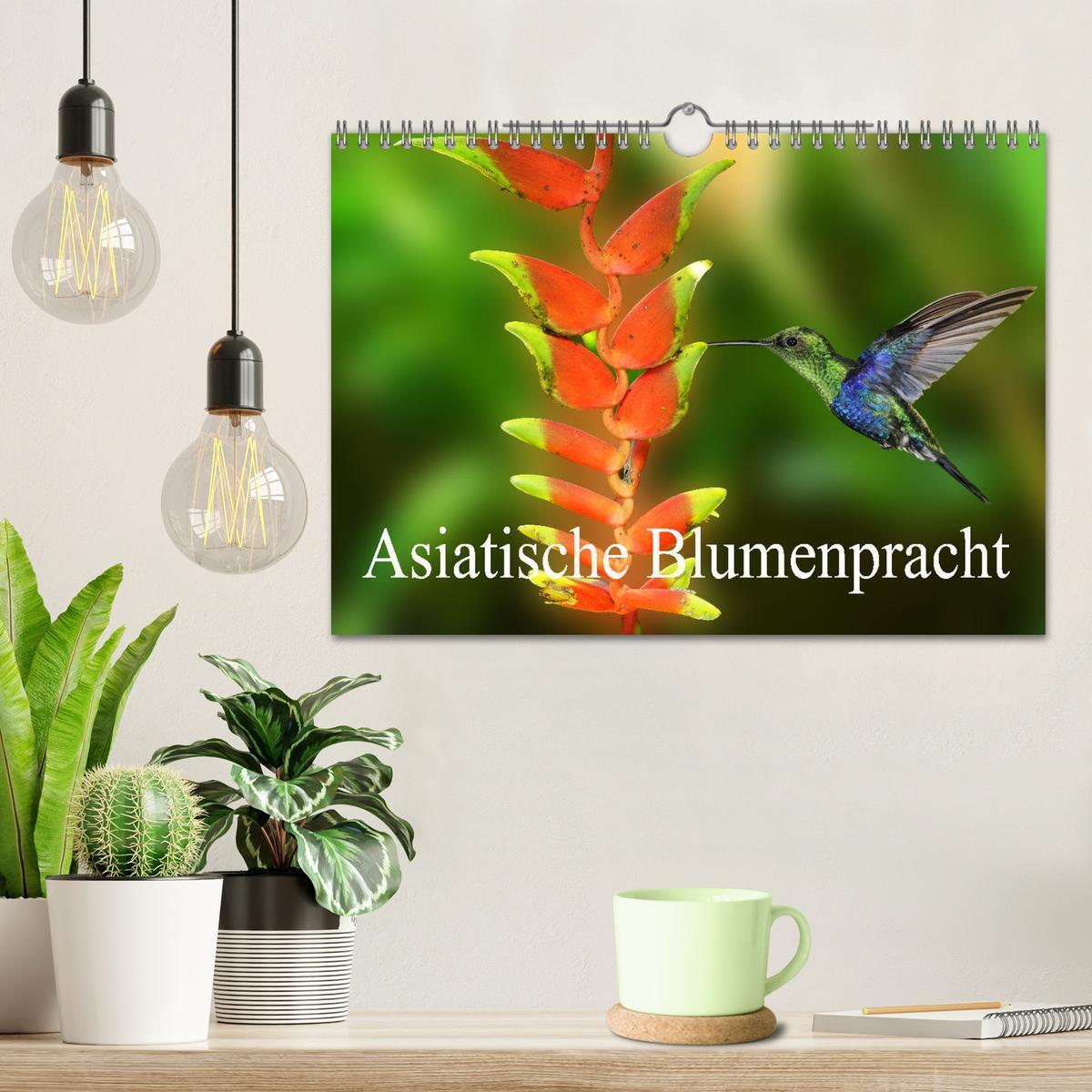 Bild: 9783435052356 | Asiatische Blumenpracht (Wandkalender 2025 DIN A4 quer), CALVENDO...