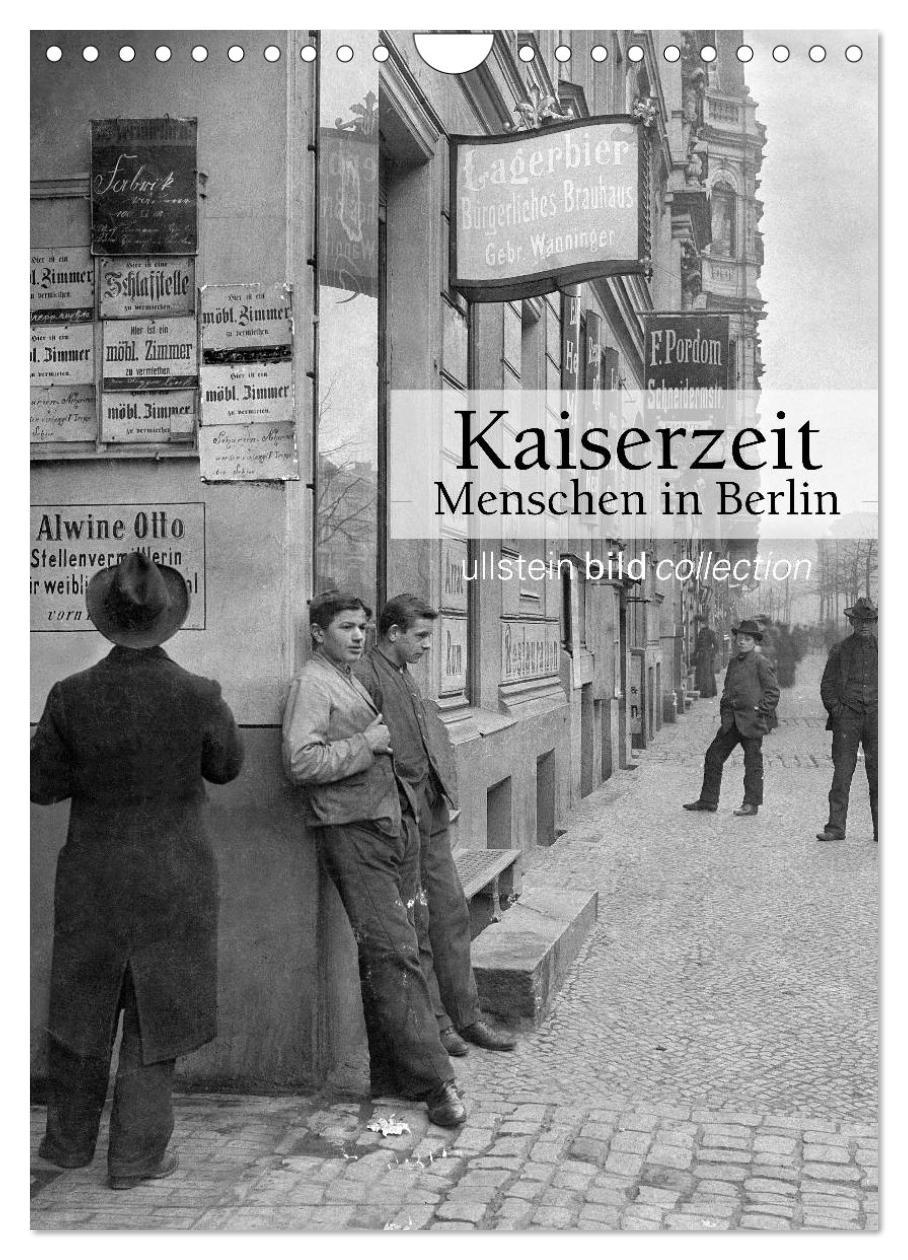 Cover: 9783457031315 | Kaiserzeit - Menschen in Berlin (Wandkalender 2025 DIN A4 hoch),...