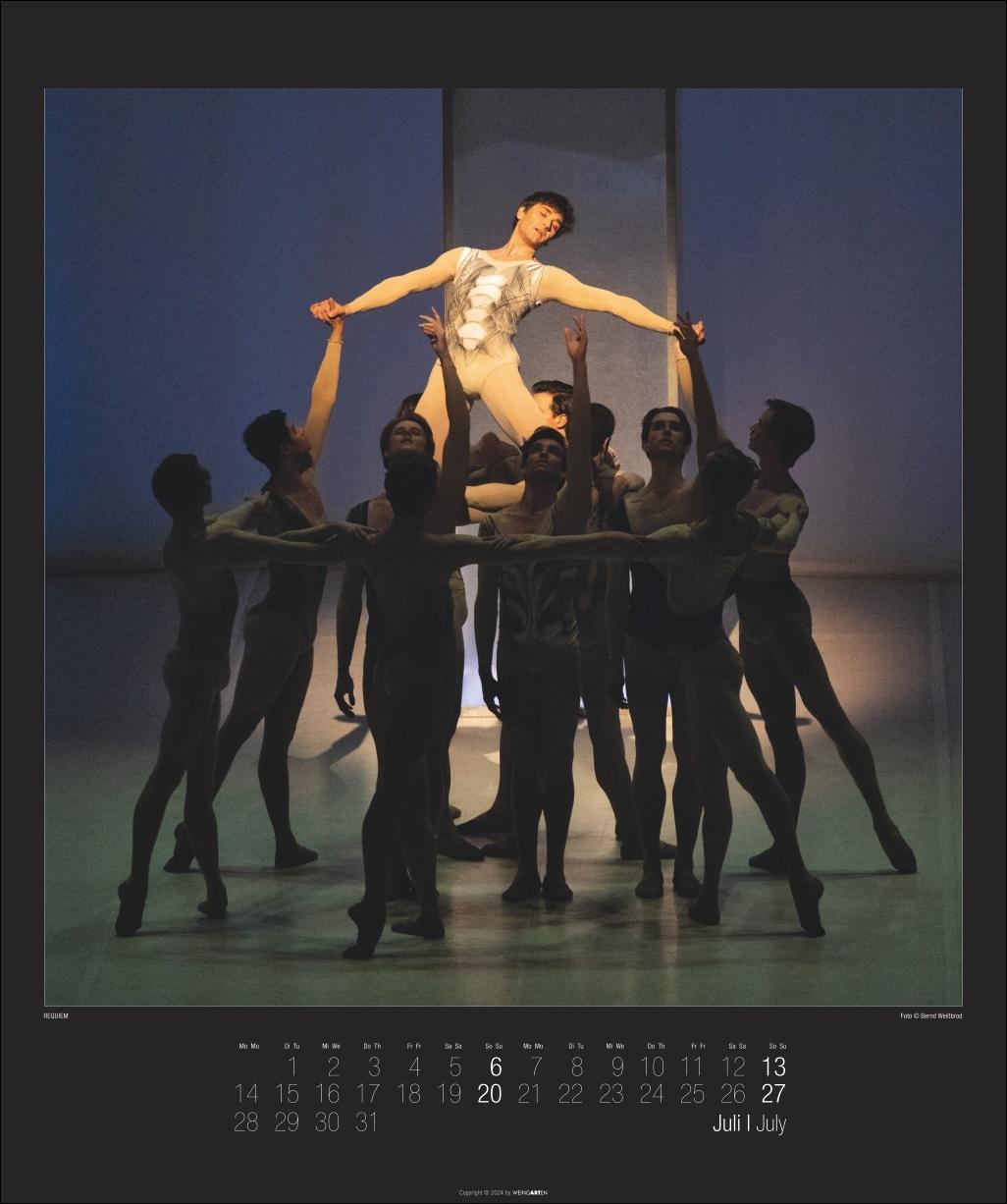 Bild: 9783839900109 | Stuttgarter Ballett Kalender 2025 | Kalender | Spiralbindung | 14 S.