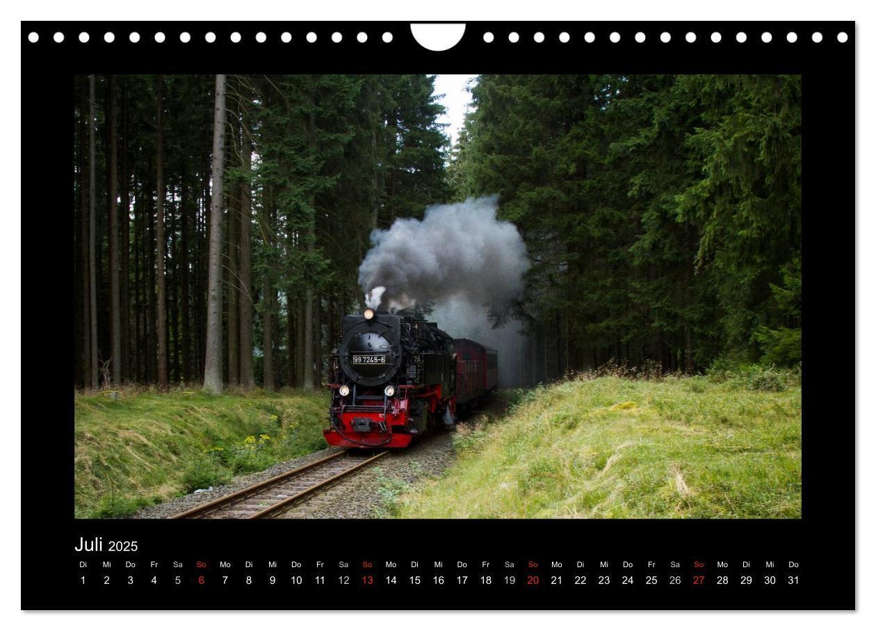 Bild: 9783435674480 | Dampferlebnis im Harz (Wandkalender 2025 DIN A4 quer), CALVENDO...