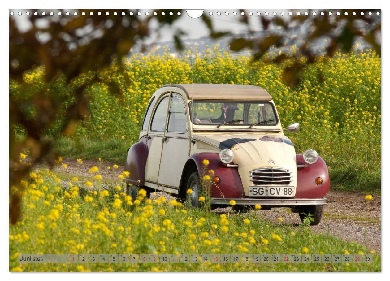 Bild: 9783435591794 | Kultauto Ente Citroën 2CV (Wandkalender 2025 DIN A3 quer), CALVENDO...