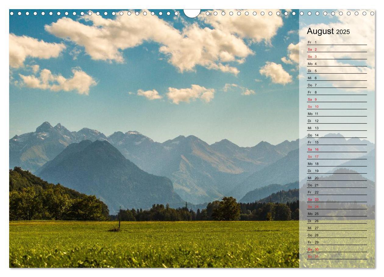 Bild: 9783435807932 | Das Oberstdorfer Allgäu (Wandkalender 2025 DIN A3 quer), CALVENDO...