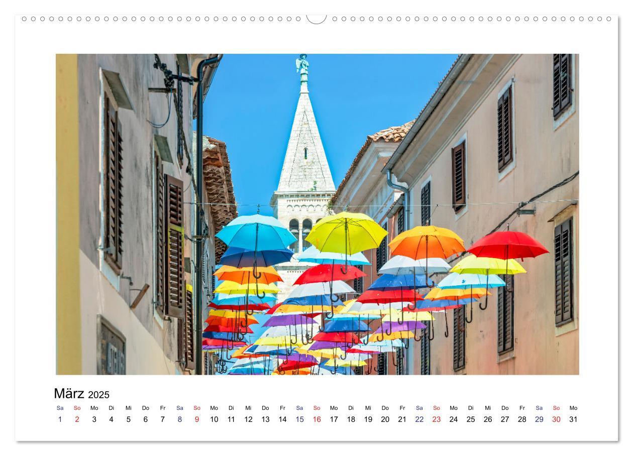 Bild: 9783435175352 | Istrien - Piran ¿ Novigrad ¿ Rovinj ¿ Pula (Wandkalender 2025 DIN...