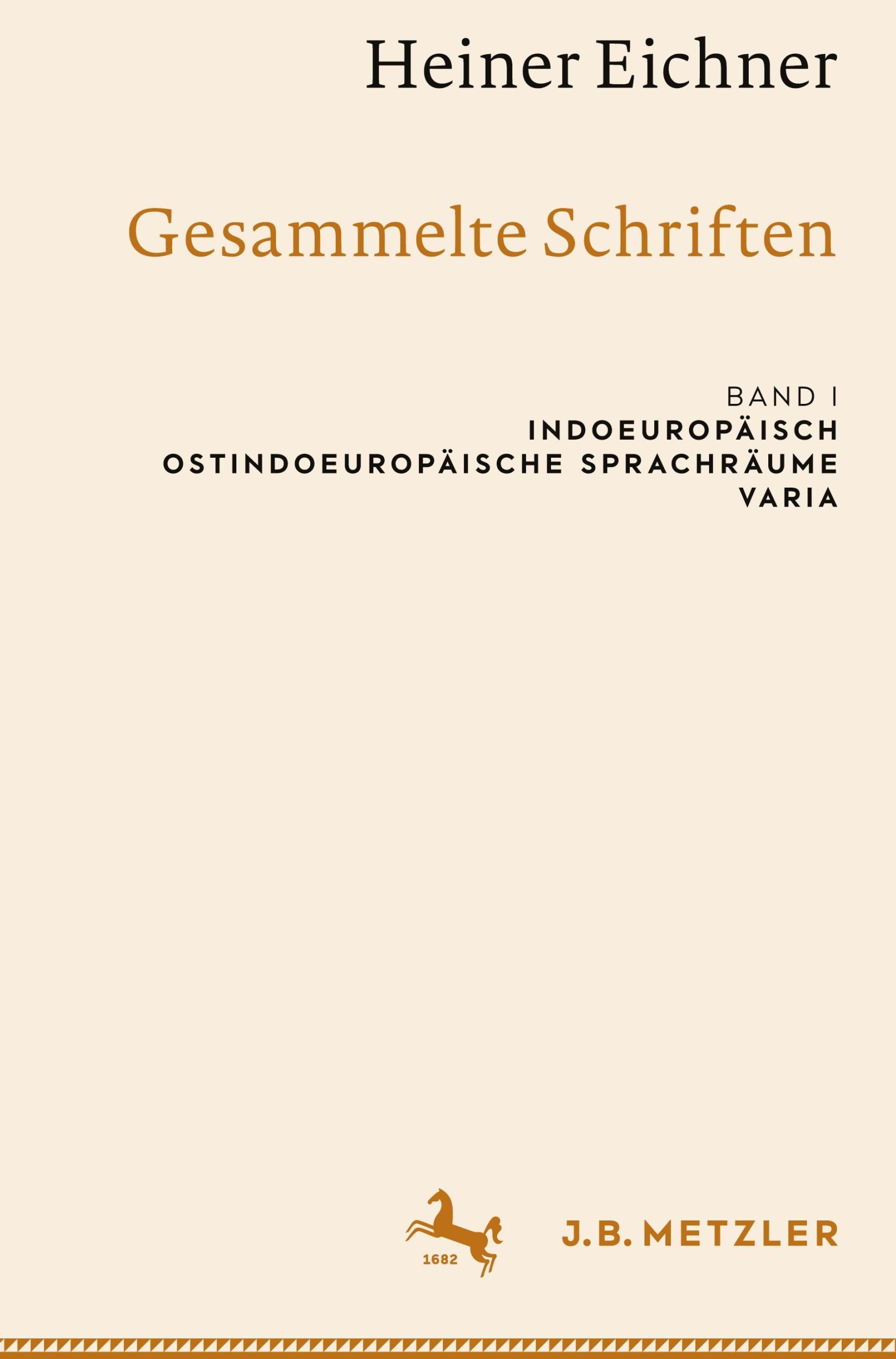 Cover: 9783662693735 | Heiner Eichner: Gesammelte Schriften | Heiner Eichner | Buch | xxvi