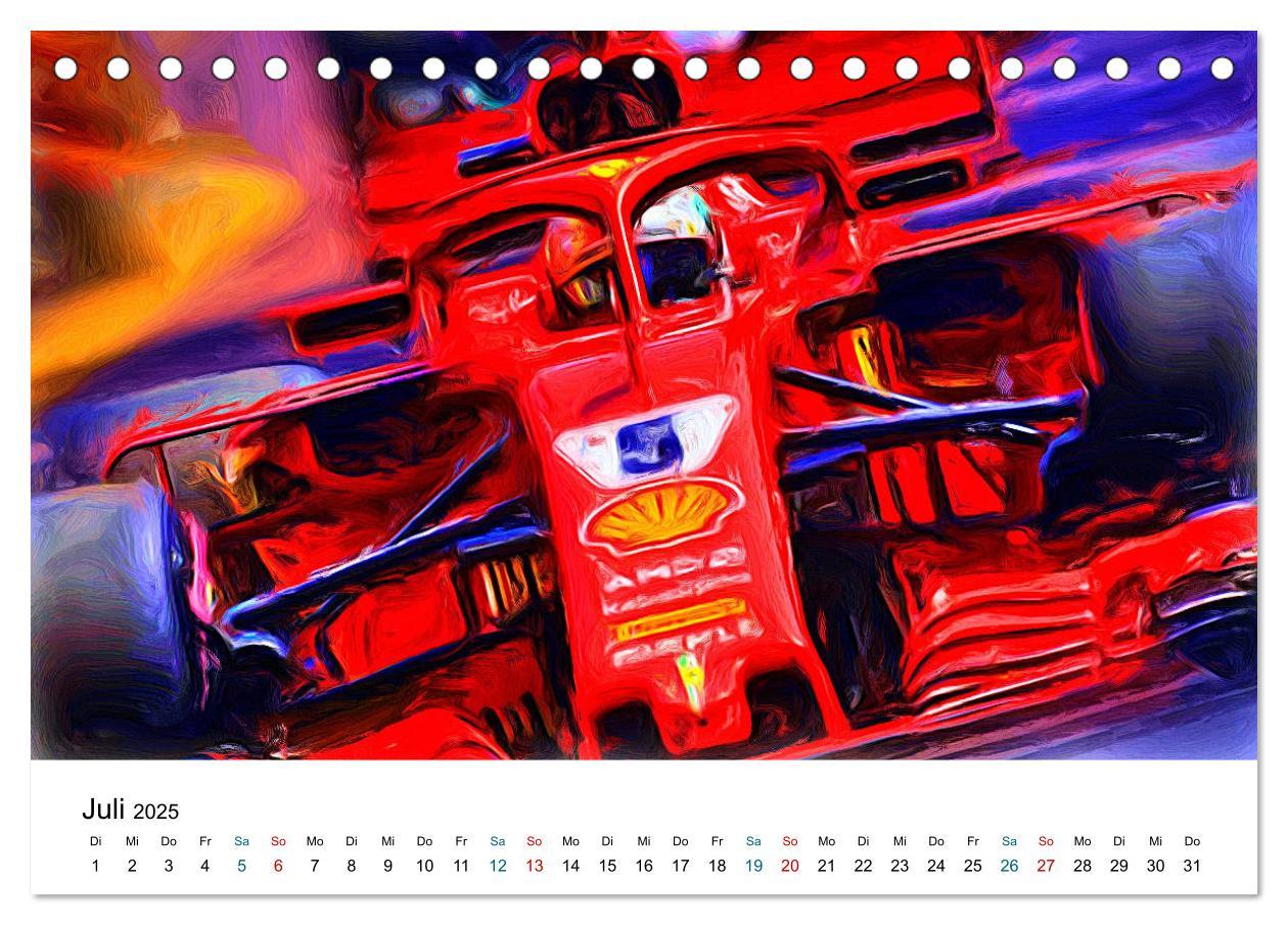 Bild: 9783435273874 | Königsklasse FORMEL 1 (Tischkalender 2025 DIN A5 quer), CALVENDO...