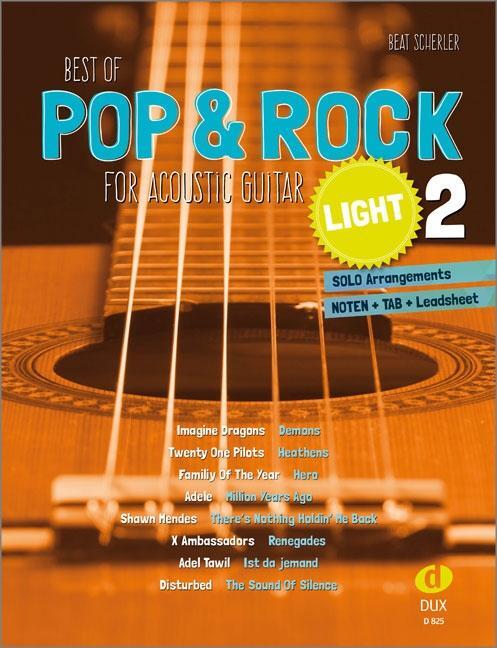 Cover: 9783868493184 | Best of Pop &amp; Rock for Acoustic Guitar light 2 | Beat Scherler | 68 S.