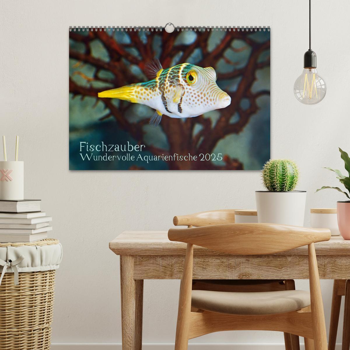 Bild: 9783435793945 | Fischzauber - Wundervolle Aquarienfische (Wandkalender 2025 DIN A3...