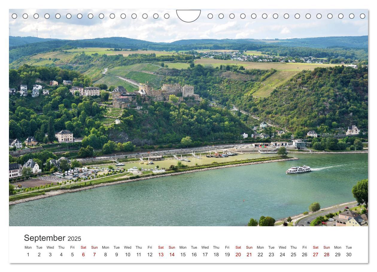 Bild: 9781325947096 | Rhine Valley and Castles (Wall Calendar 2025 DIN A4 landscape),...