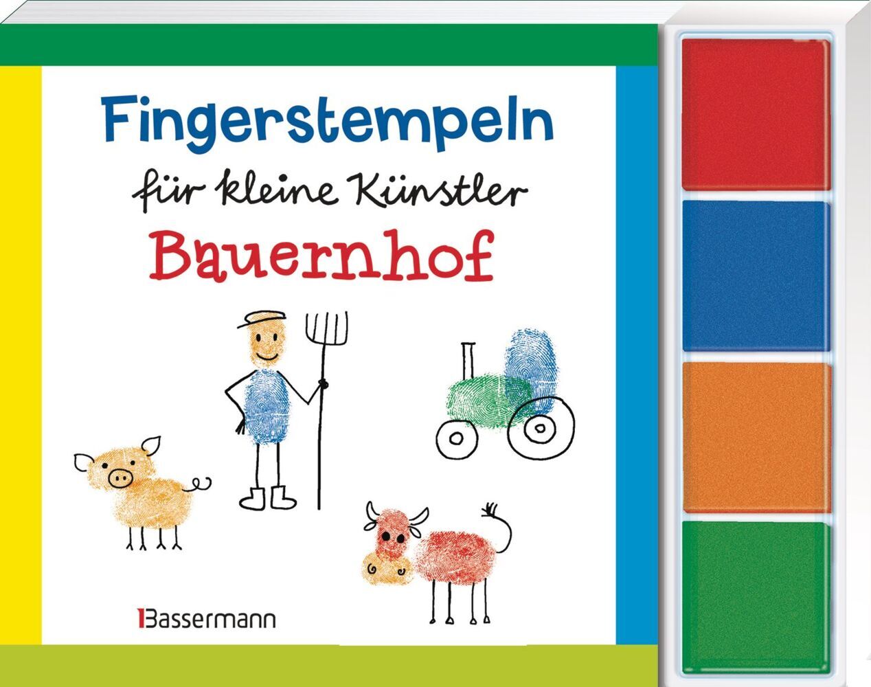 Bild: 9783809434368 | Fingerstempeln für kleine Künstler - Bauernhof | Norbert Pautner