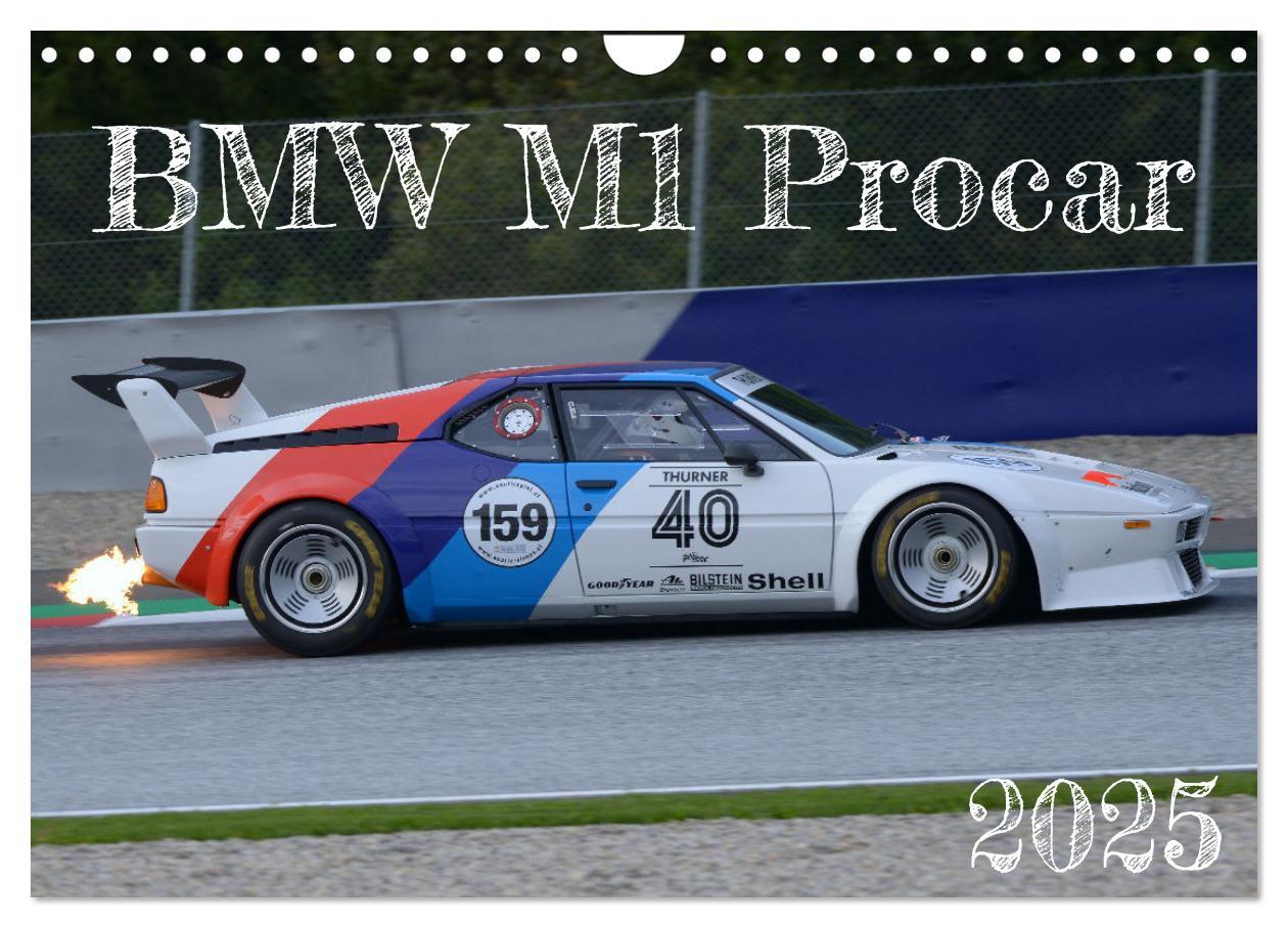 Cover: 9783435011445 | BMW M1 Procar (Wandkalender 2025 DIN A4 quer), CALVENDO Monatskalender