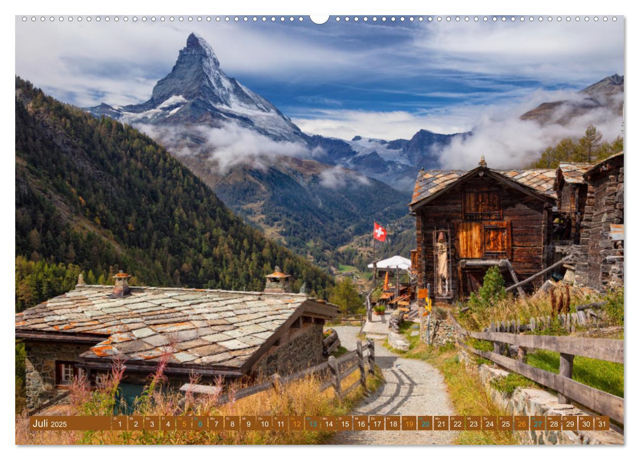 Bild: 9783457174784 | Hotspots im Wallis - Schweiz (Wandkalender 2025 DIN A2 quer),...