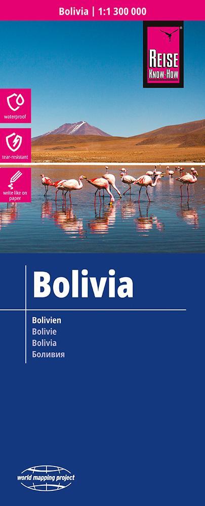 Cover: 9783831772766 | Reise Know-How Landkarte Bolivien / Bolivia 1:1.300.000 | (Land-)Karte