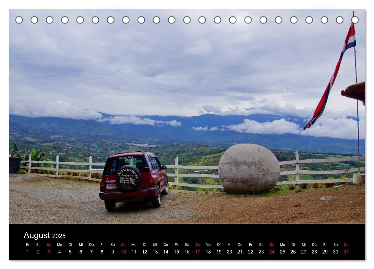 Bild: 9783435746279 | Costa Rica (Tischkalender 2025 DIN A5 quer), CALVENDO Monatskalender