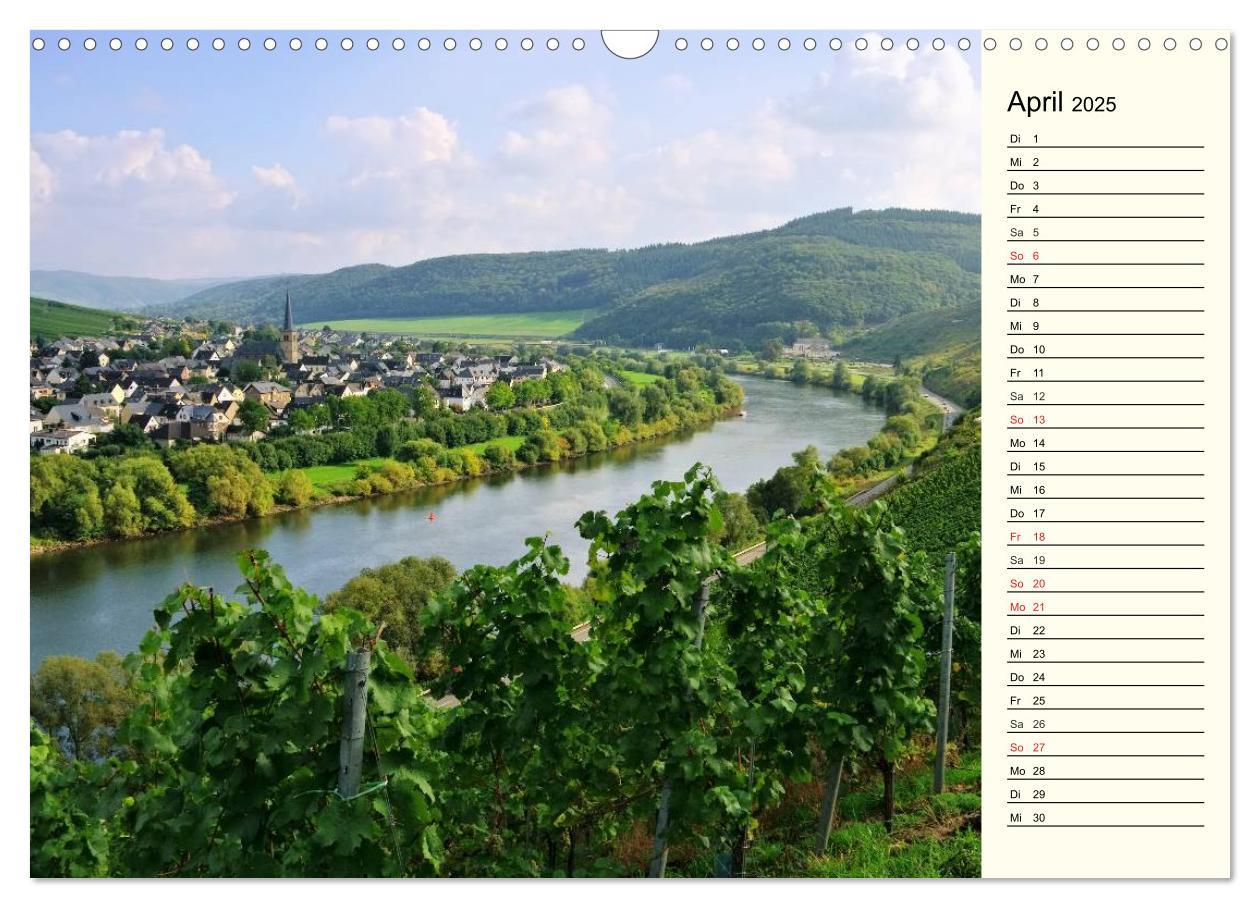 Bild: 9783435521425 | Entlang der Mosel (Wandkalender 2025 DIN A3 quer), CALVENDO...