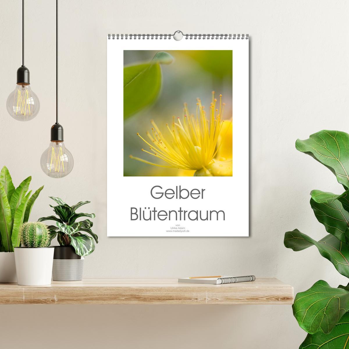 Bild: 9783435997442 | Gelber Blütentraum (Wandkalender 2025 DIN A3 hoch), CALVENDO...