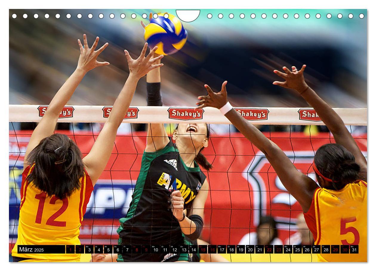 Bild: 9783435420346 | Volleyball Action (Wandkalender 2025 DIN A4 quer), CALVENDO...