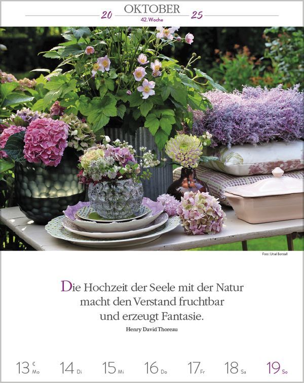 Bild: 9783731879497 | Literaturkalender Gartenlust 2025 | Korsch Verlag | Kalender | 54 S.