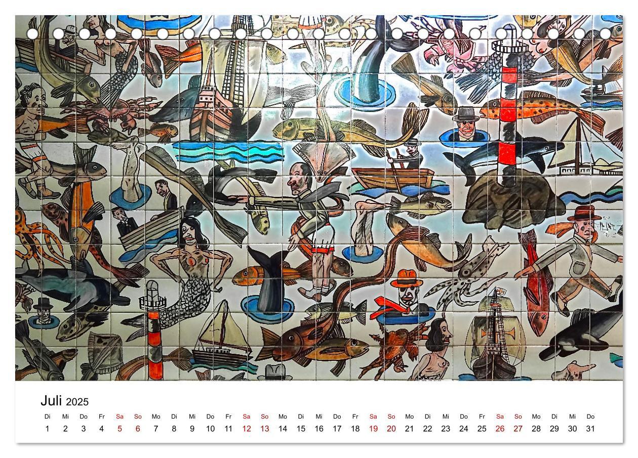 Bild: 9783435029617 | Azulejos - Portugals beliebte Kachel Kunst (Tischkalender 2025 DIN...