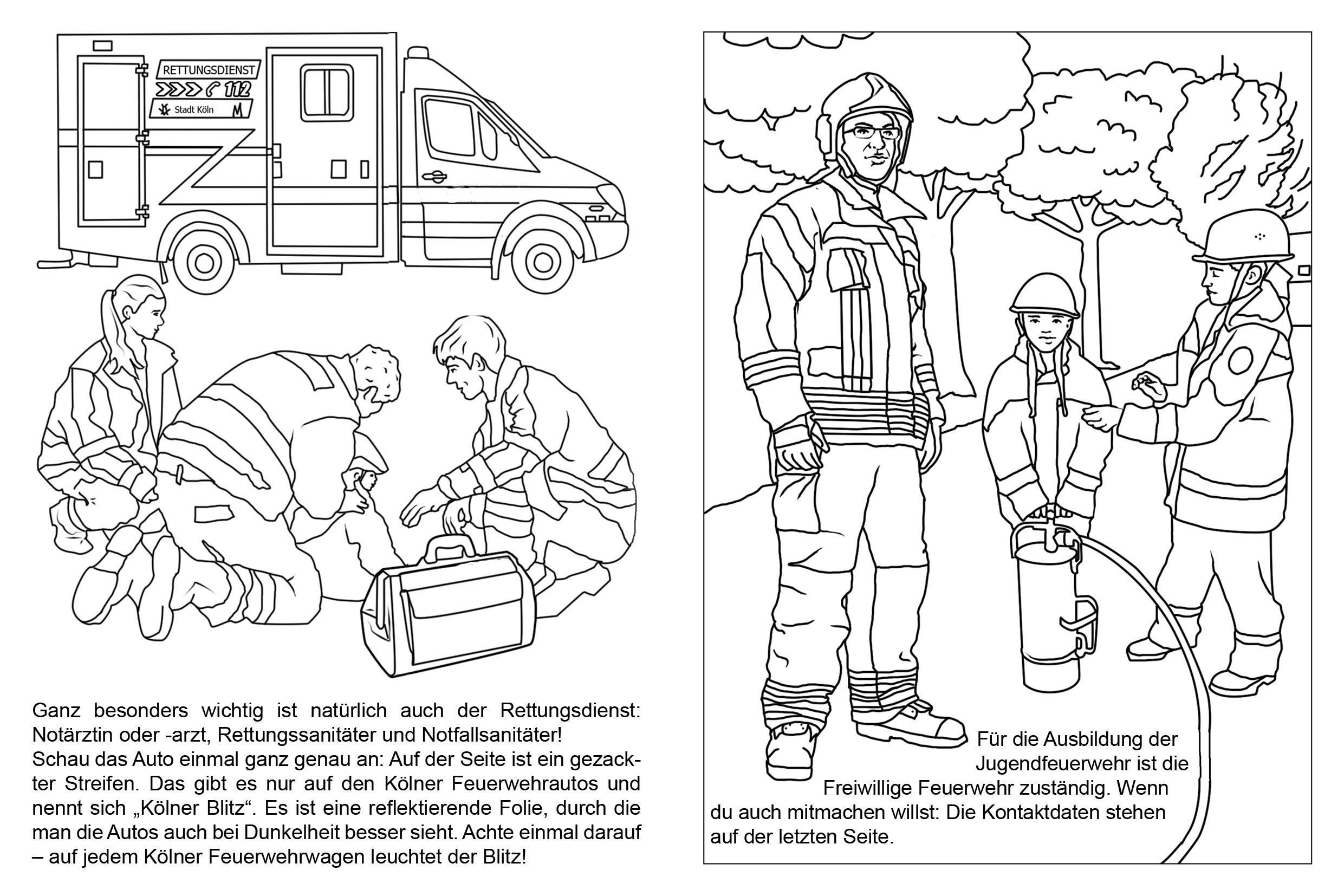 Bild: 9783947239221 | Mein Malbuch Feuerwehr Köln | Malen und mehr wissen | Colori &amp; Co.