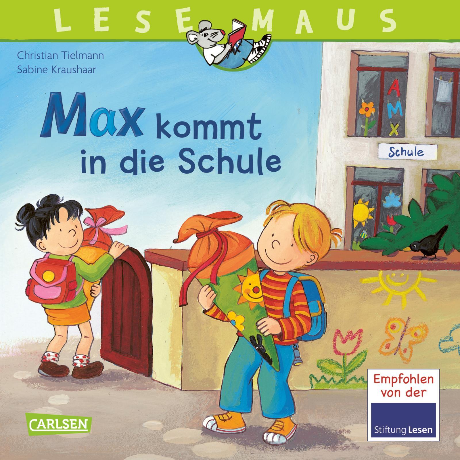 Cover: 9783551088703 | Max kommt in die Schule | Christian Tielmann | Broschüre | Lesemaus