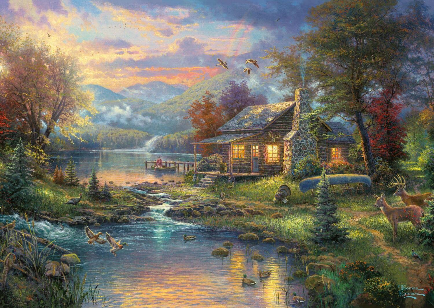 Bild: 4001504596910 | Nature' Paradise. Kinkade Collection 500 Teile | Erwachsenenpuzzle