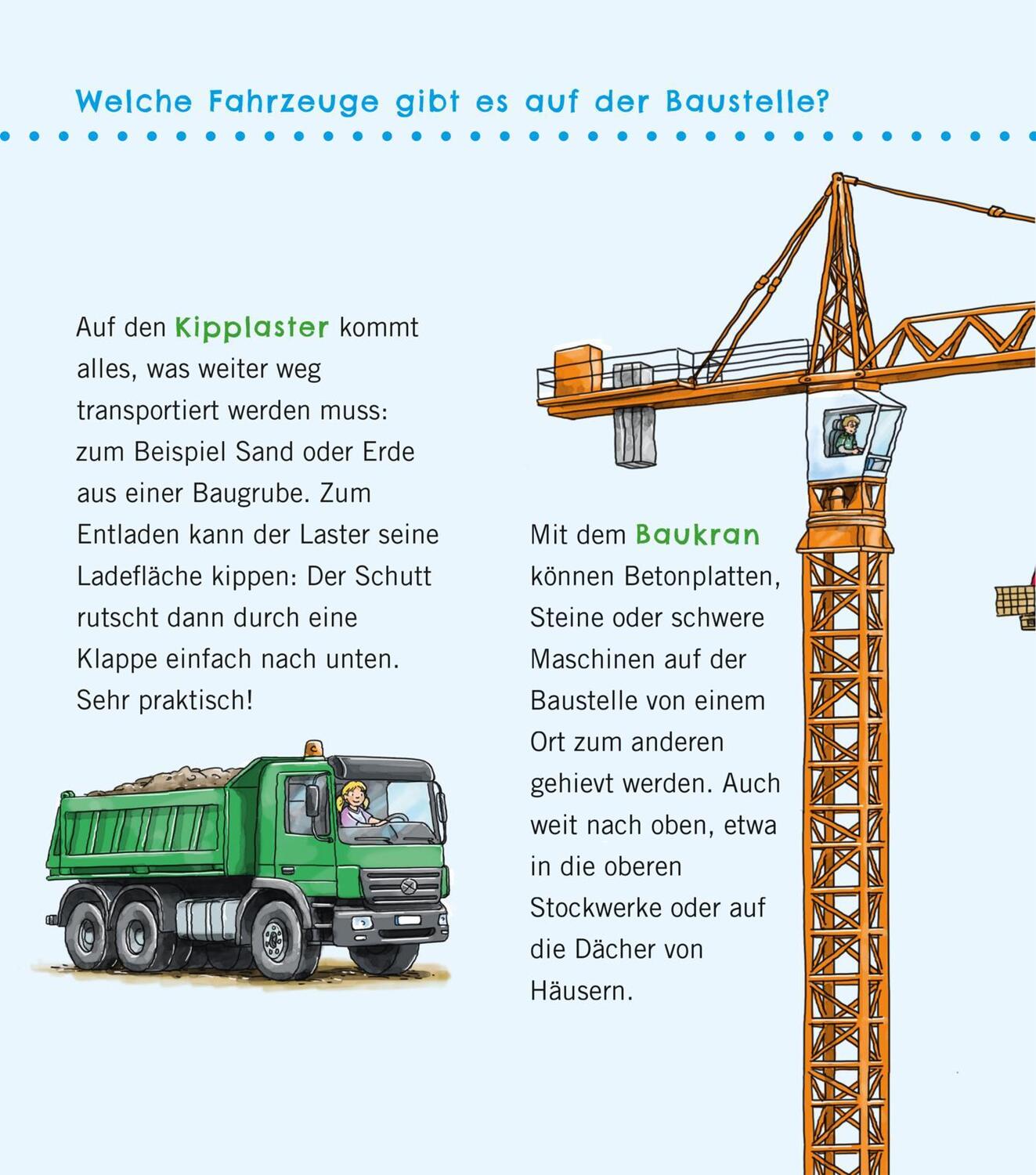 Bild: 9783551036070 | Unkaputtbar: Erstes Wissen: Auf der Baustelle | Petra Klose | Buch