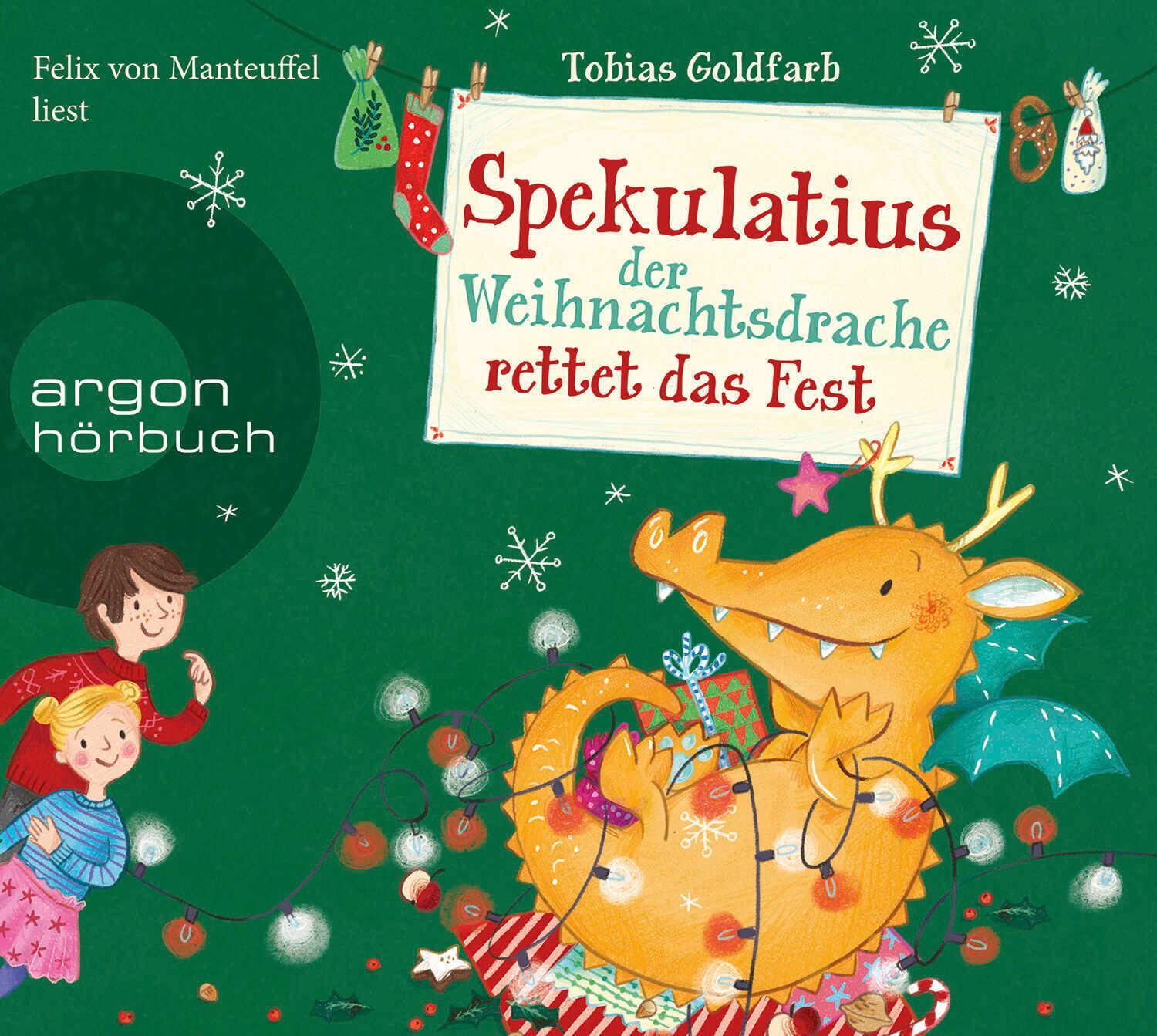 Cover: 9783839842881 | Spekulatius, der Weihnachtsdrache rettet das Fest | Tobias Goldfarb