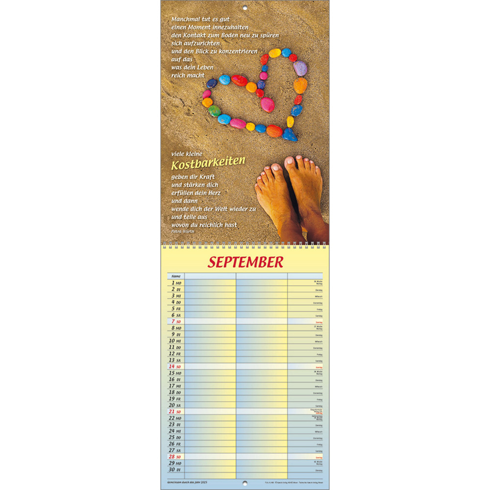 Bild: 9783754828755 | Gemeinsam durch das Jahr 2025 | Double-Size Terminer | Petra Würth