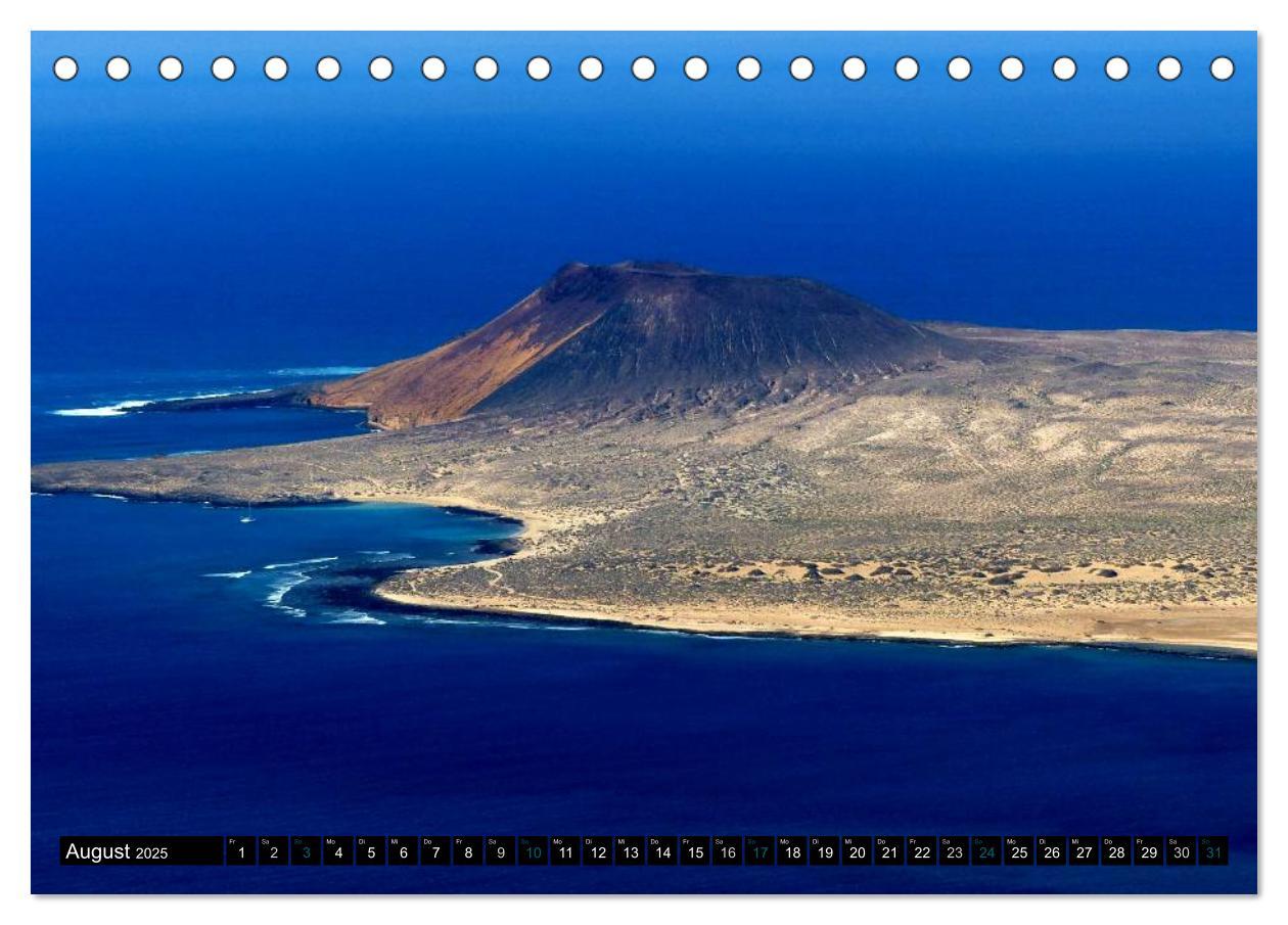 Bild: 9783435710942 | Vulkaninsel Lanzarote (Tischkalender 2025 DIN A5 quer), CALVENDO...