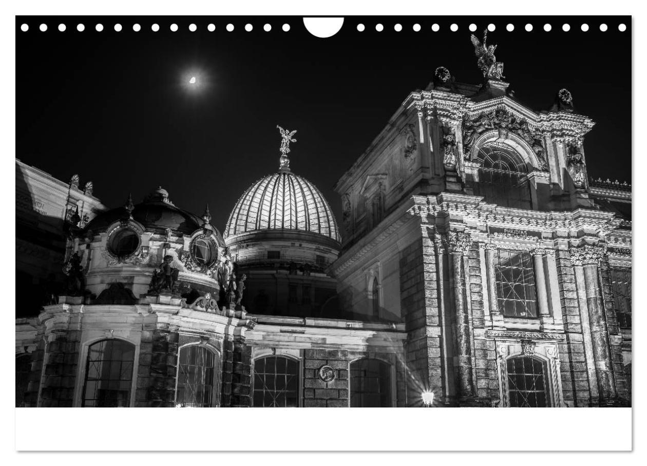 Bild: 9783435637478 | Dresden - Elbflorenz bei Nacht (Wandkalender 2025 DIN A4 quer),...