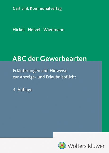 Cover: 9783556100189 | ABC der Gewerbearten | Günther Hetzel (u. a.) | Buch | 192 S. | 2024