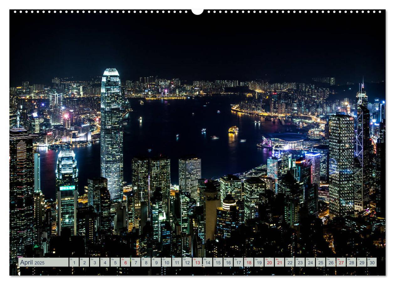 Bild: 9783435445691 | HONGKONG Skyline und Stadtleben (Wandkalender 2025 DIN A2 quer),...