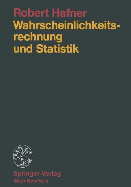 Bild: 9783709174432 | Wahrscheinlichkeitsrechnung und Statistik | Robert Hafner | Buch | xiv