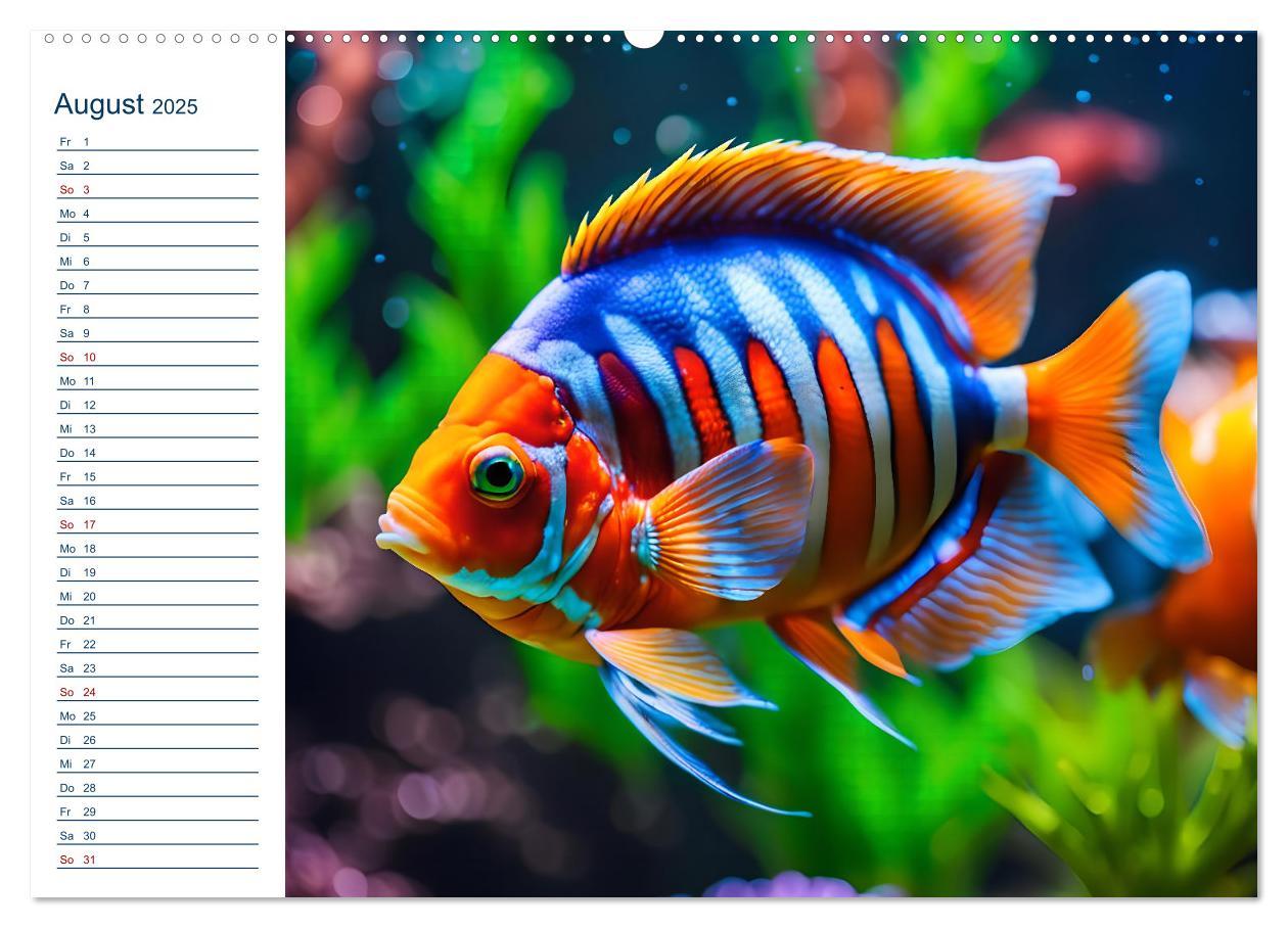 Bild: 9783457144817 | Aquarienzauber - Bunte KI Unterwasserwelten (Wandkalender 2025 DIN...