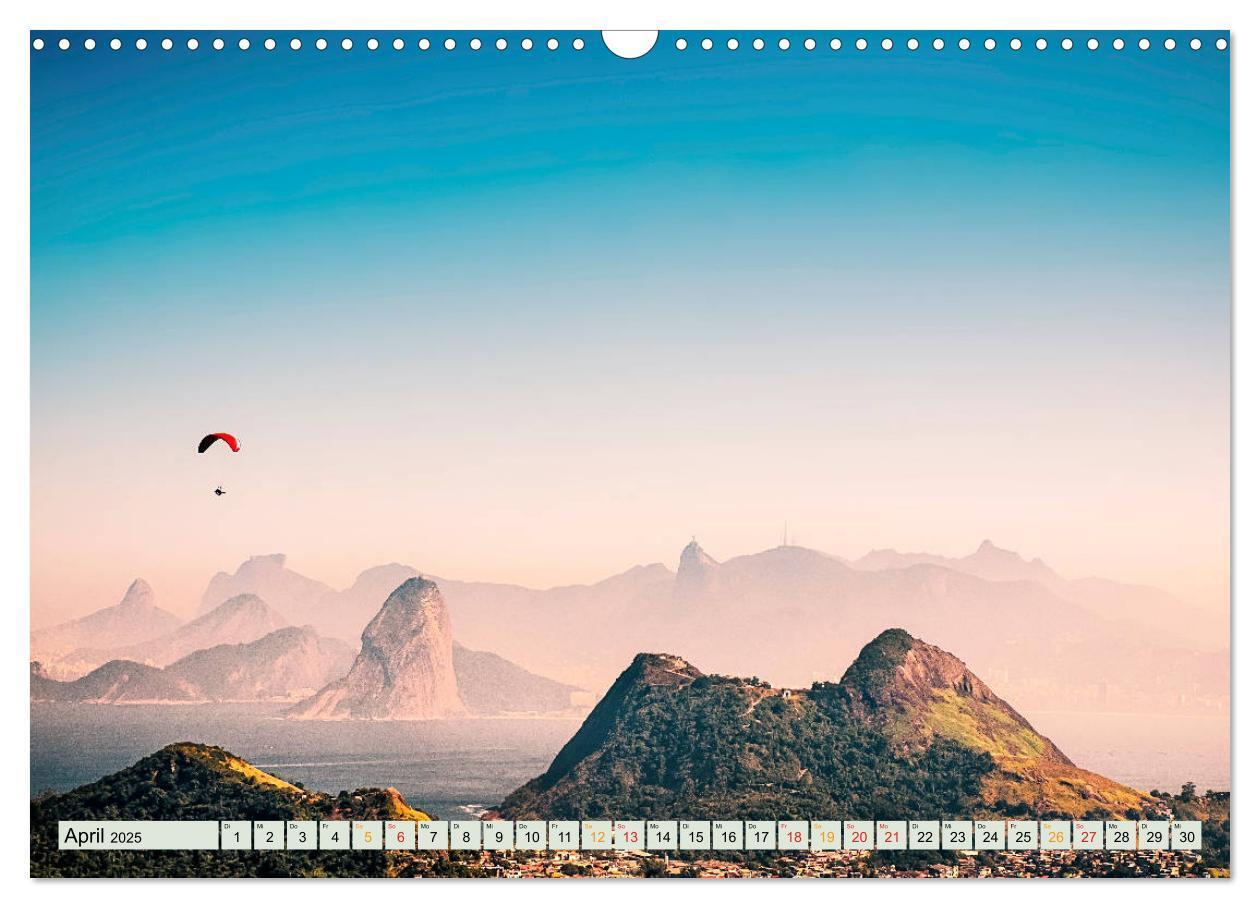 Bild: 9783435241163 | Paragliding - Mut zum Abenteuer (Wandkalender 2025 DIN A3 quer),...