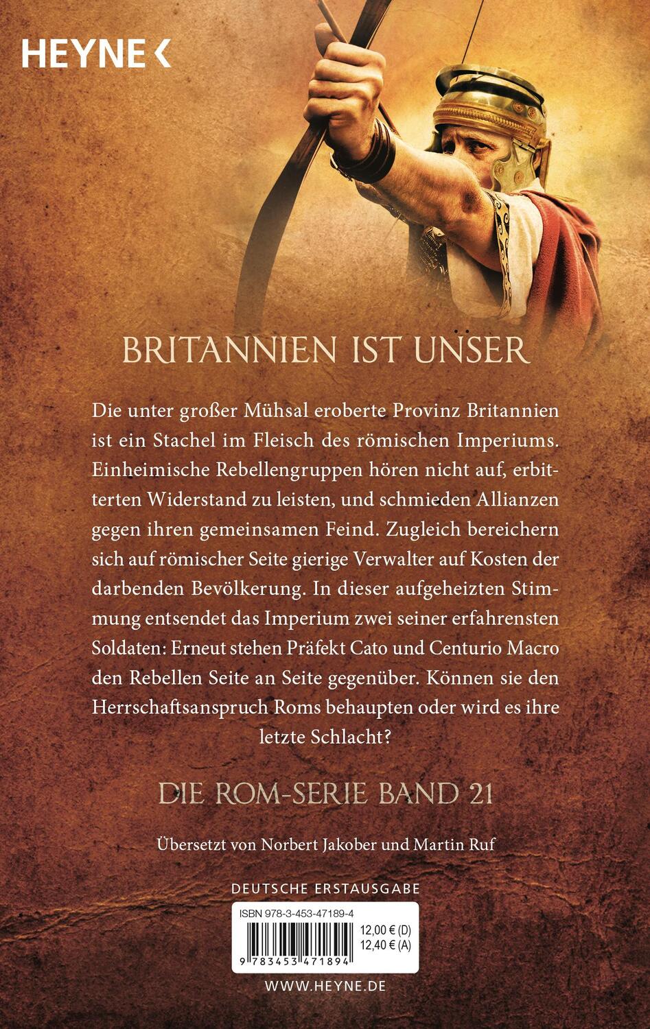 Bild: 9783453471894 | Rebellion | Roman | Simon Scarrow | Taschenbuch | Rom-Serie | 624 S.