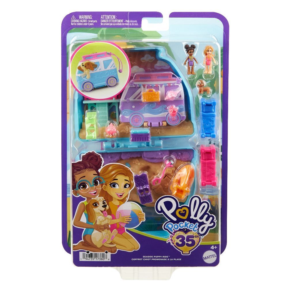 Cover: 194735173808 | Polly Pocket Seaside Puppy Ride | Stück | Blister | HRD36 | Mattel