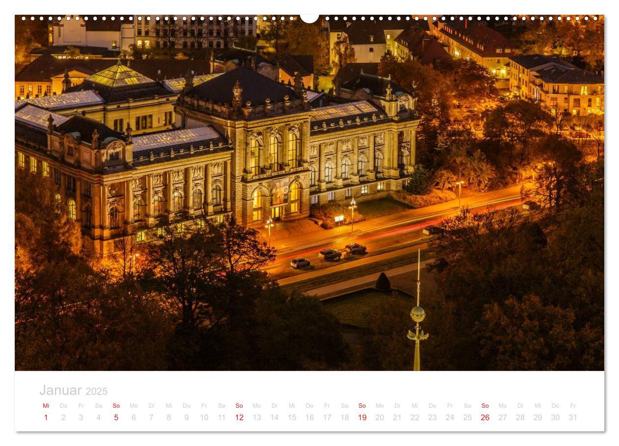 Bild: 9783435503681 | Hannover bei Nacht (Wandkalender 2025 DIN A2 quer), CALVENDO...