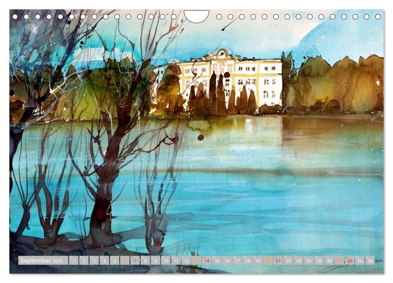 Bild: 9783435668045 | Aquarelle aus der Mozartstadt Salzburg (Wandkalender 2025 DIN A4...