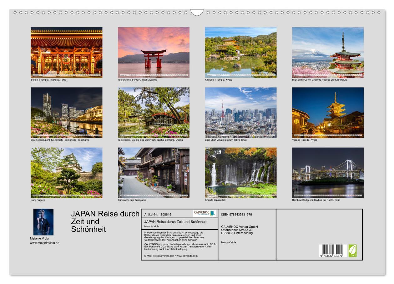 Bild: 9783435831579 | JAPAN Reise durch Zeit und Schönheit (Wandkalender 2025 DIN A2...