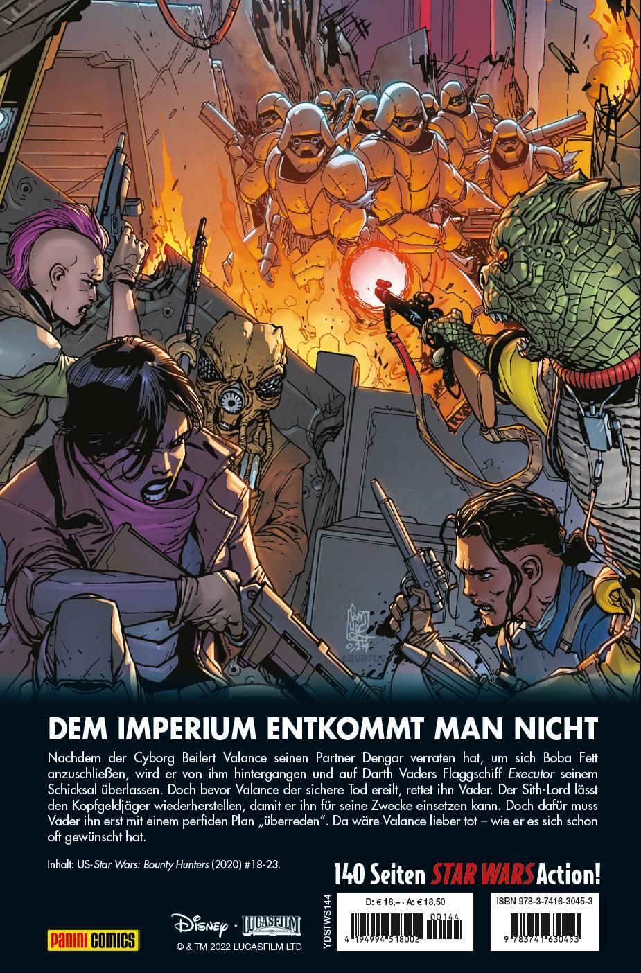 Rückseite: 9783741630453 | Star Wars Comics: Kopfgeldjäger IV - Crimson Reign - Der Tod lässt...