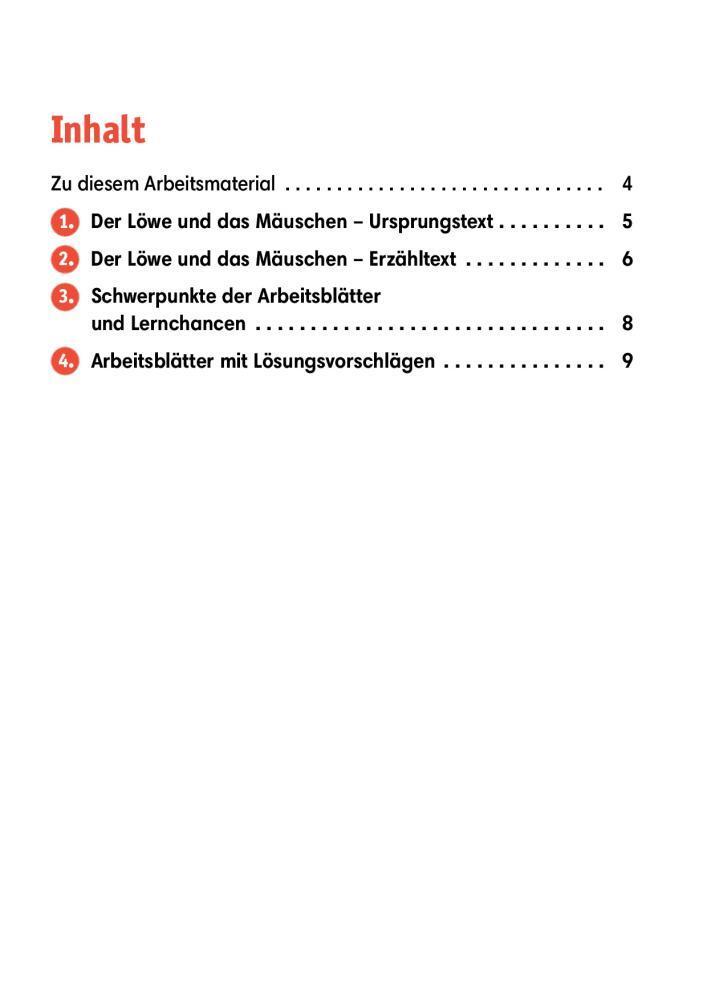 Bild: 9783769824285 | Arbeitsmaterial Grundschule. Fabeln für den Deutschunterricht: Der...