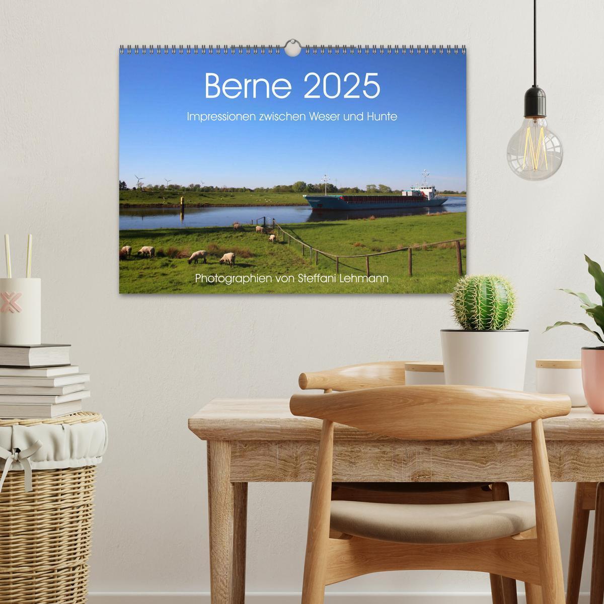 Bild: 9783435322442 | Berne 2025. Impressionen zwischen Weser und Hunte (Wandkalender...