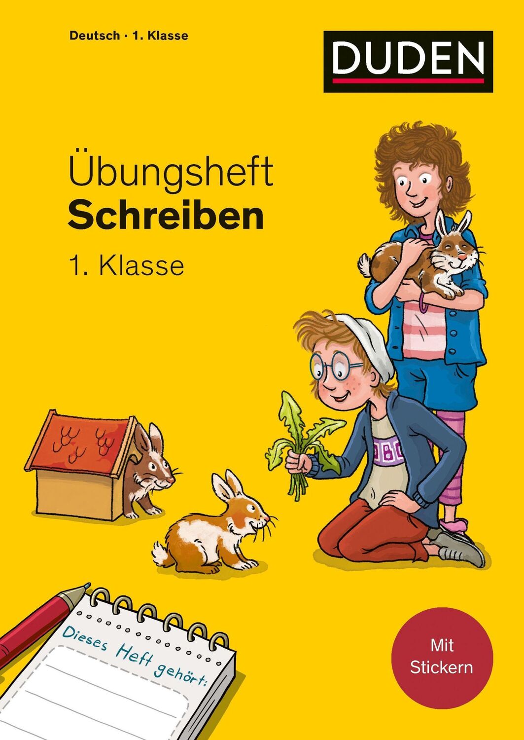 Cover: 9783411762118 | Übungsheft - Schreiben 1. Klasse | Mit Stickern und Lernerfolgskarten