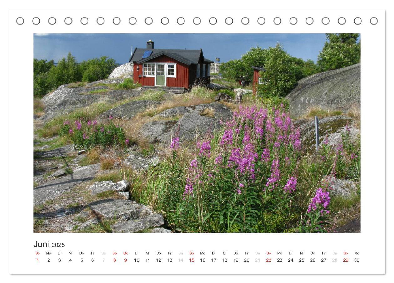 Bild: 9783435568406 | Stockholmer Schärengarten (Tischkalender 2025 DIN A5 quer),...