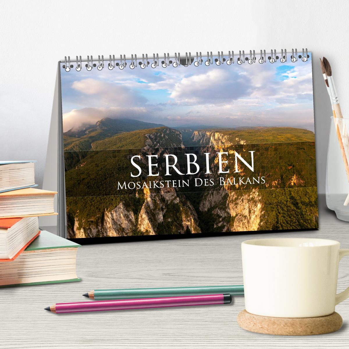 Bild: 9783435242245 | Serbien - Mosaikstein des Balkans (Tischkalender 2025 DIN A5 quer),...