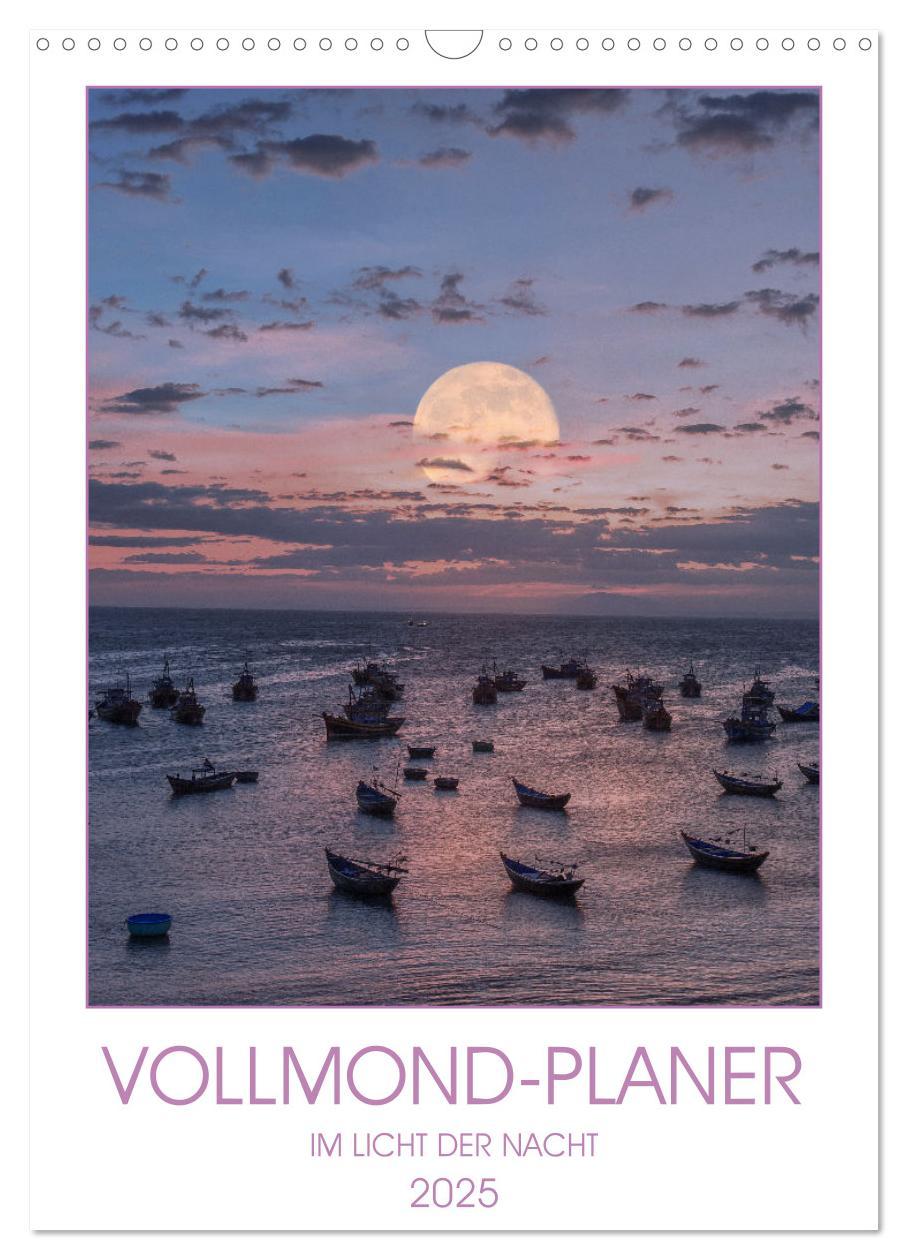 Cover: 9783435924219 | VOLLMOND-Planer - Im Licht der Nacht (Wandkalender 2025 DIN A3...