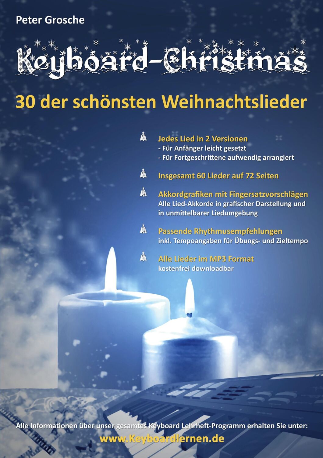 Cover: 9783842334700 | Keyboard-Christmas - 30 Weihnachtslieder für Keyboard | Peter Grosche